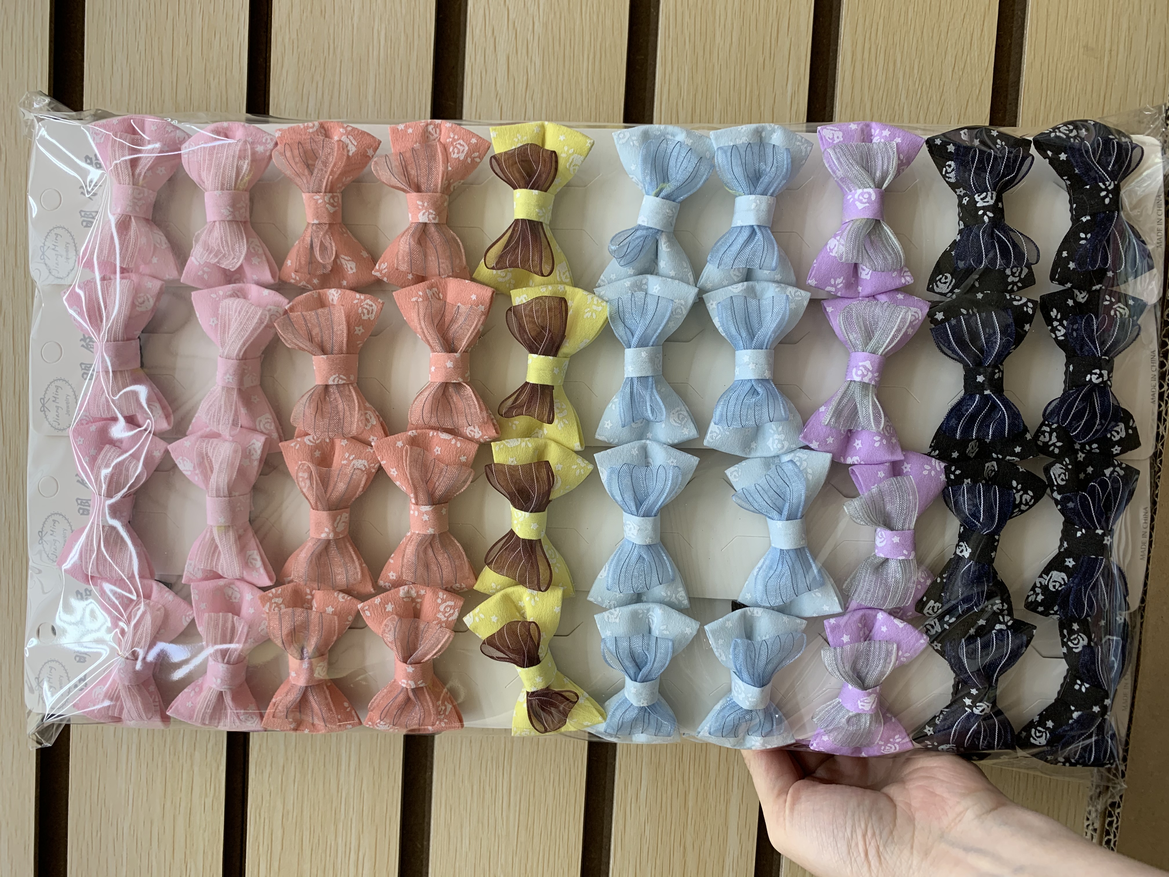Korean fabric delicate bow hair clip top edge clip bangs clip 202205027034 thumbnail