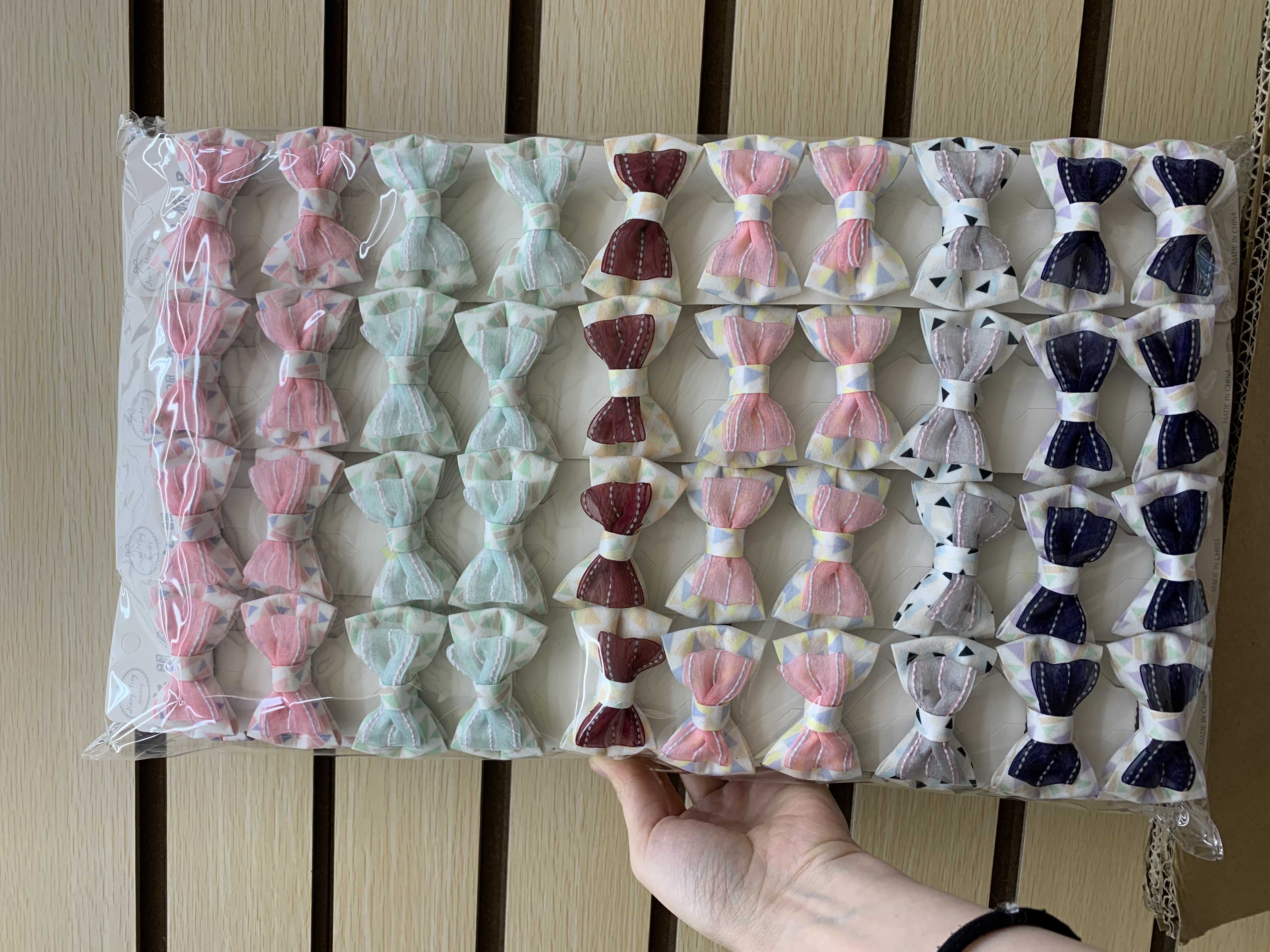 Korean fabric delicate bow hair clip top edge clip bangs clip 202205027036 thumbnail