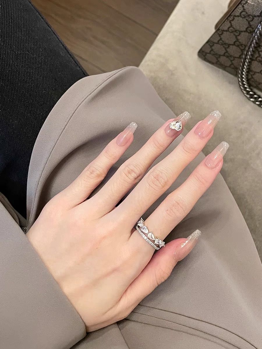 39 Zircon ring Women's simple ring with a unique design sense, a niche Korean fairy piano - Only 1198