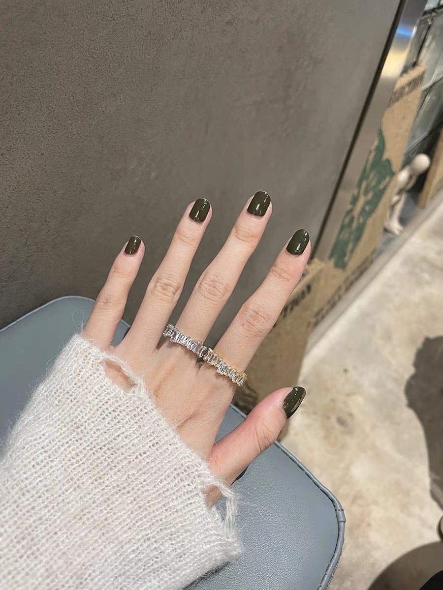 18 Zircon ring Women's simple ring, unique design sense, niche Korean Fairy piano Only -2019 Specification image