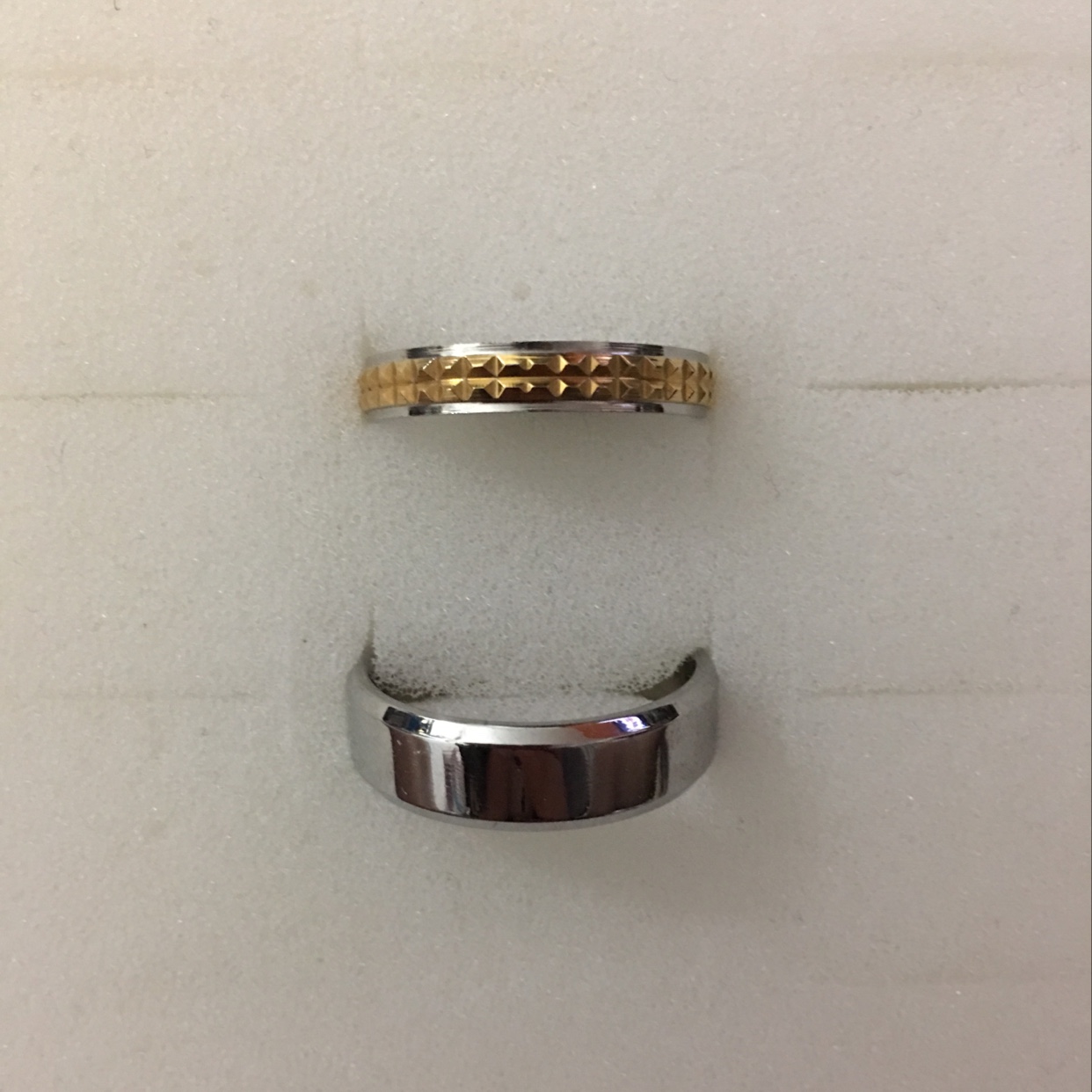 Cheng Jie jewelry stainless steel overall ring workmanship is very atmospheric style novel