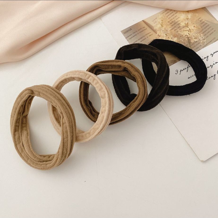 Traceless Head Rope 2021 New Hair Circle Hair Rope Rubber Band Female Tie Hair Does Not Cut Hair Does Not Hurt Children Bun Head Specification drawing