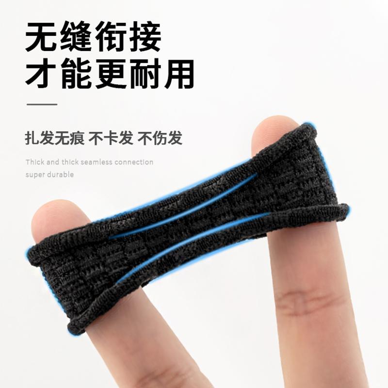 High Elastic Durable Thick Rubber Band Adult Hair Tie Children's Hair Band Seamless Hair Cord Women's Simple Hair Cord Accessories Application Scenario