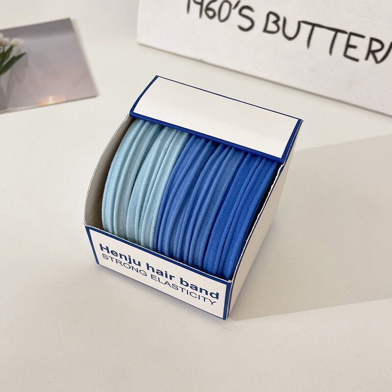 High Profile Level Gradient Scrunchie Japanese Hair Tie Does Not Hurt Hair Elastic Band Tight Ins Wind Tie Academy Wind High Bounce undefined
