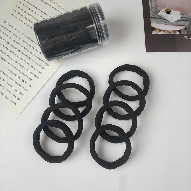 High Elastic Band Women's Hair Tie Without Hair Damage Thick Adult Scrunchie Canned Seamless Hair Cord Simple Headwear full figure
