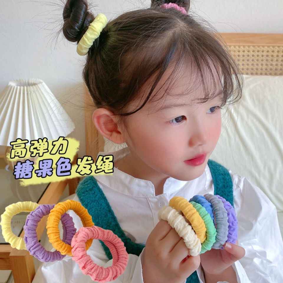 Children High Elastic Durable Does Not Hurt Hair Elasticity Good Rubber Band Hair Band Girls Tie Hair Rope Children Holster Specification drawing