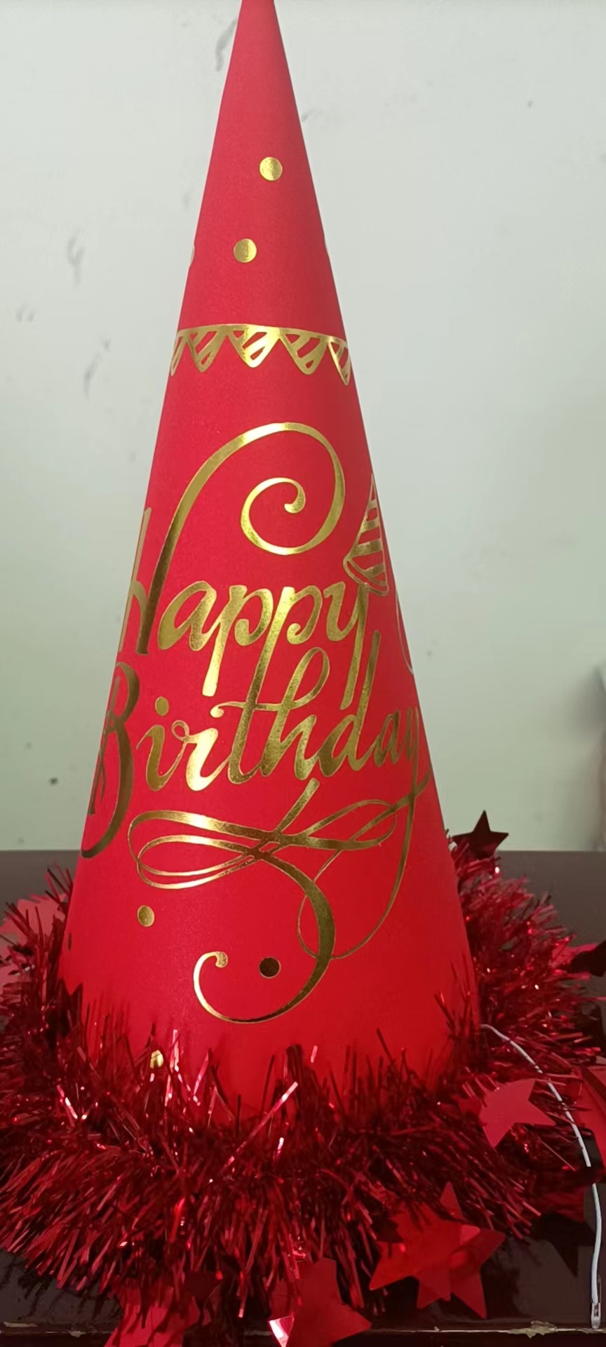 Gold Onion Powder Hot Gold Birthday Hat Festival Hat Wholesale 01