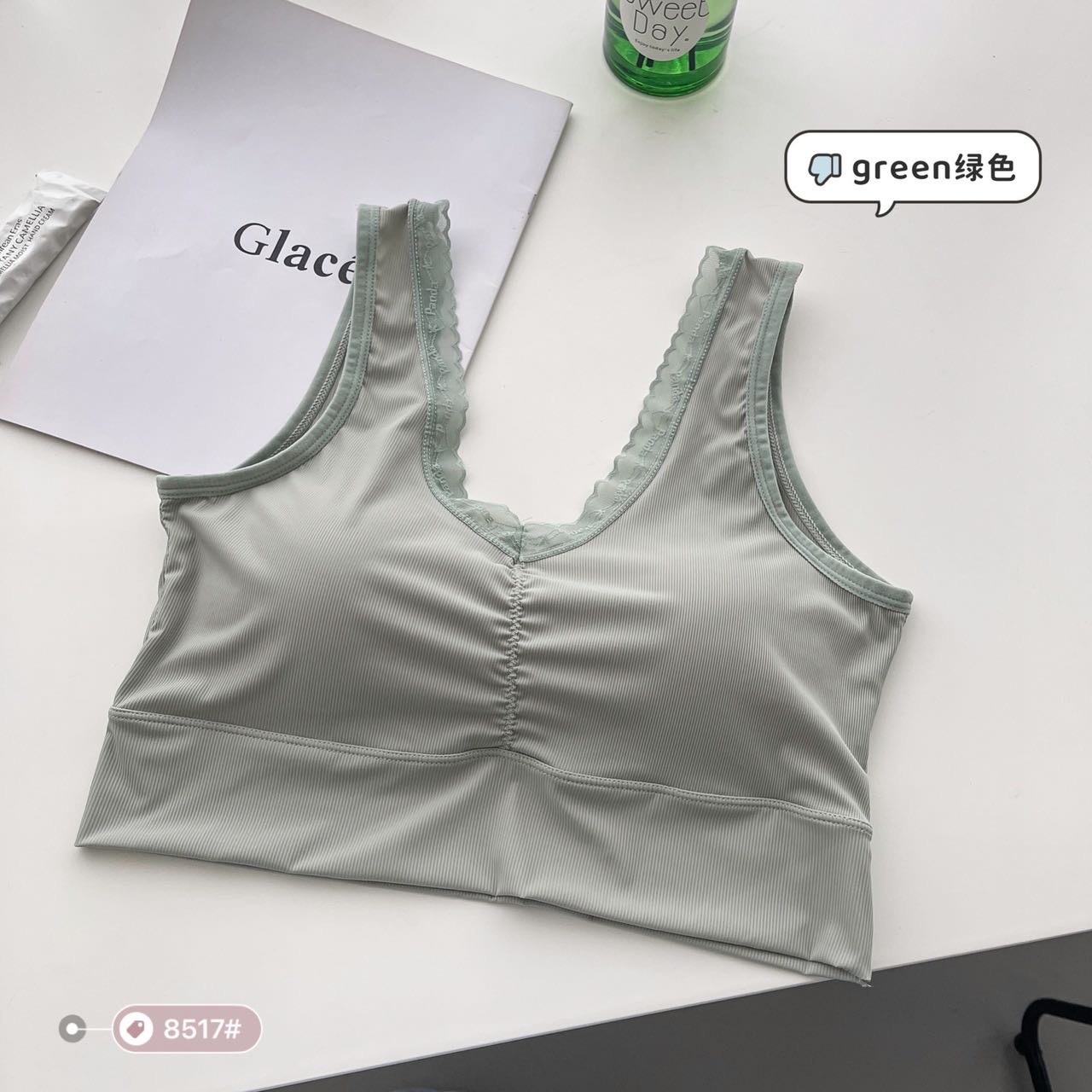 2022 New Ice Silk Beauty Back Latex Chest Pad Specification drawing