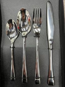 Stainless steel cutlery knife, fork and spoon set Cross-border stainless steel knife, fork and spoon gift box 4 sets