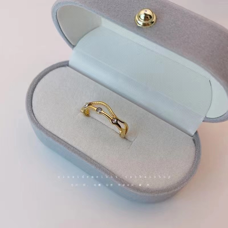 A niche and fashionable multi-layer layered ring for women, an open ring with adjustable and personalized design, and a finger ring joint accessory detail image 3