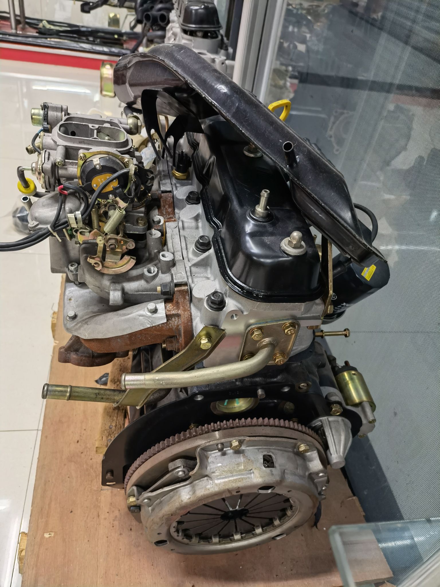 Toyota 4Y Engine, Toyota Sea Lion Gold Cup Sea Lion 4Y Engine Assembly Specification drawing