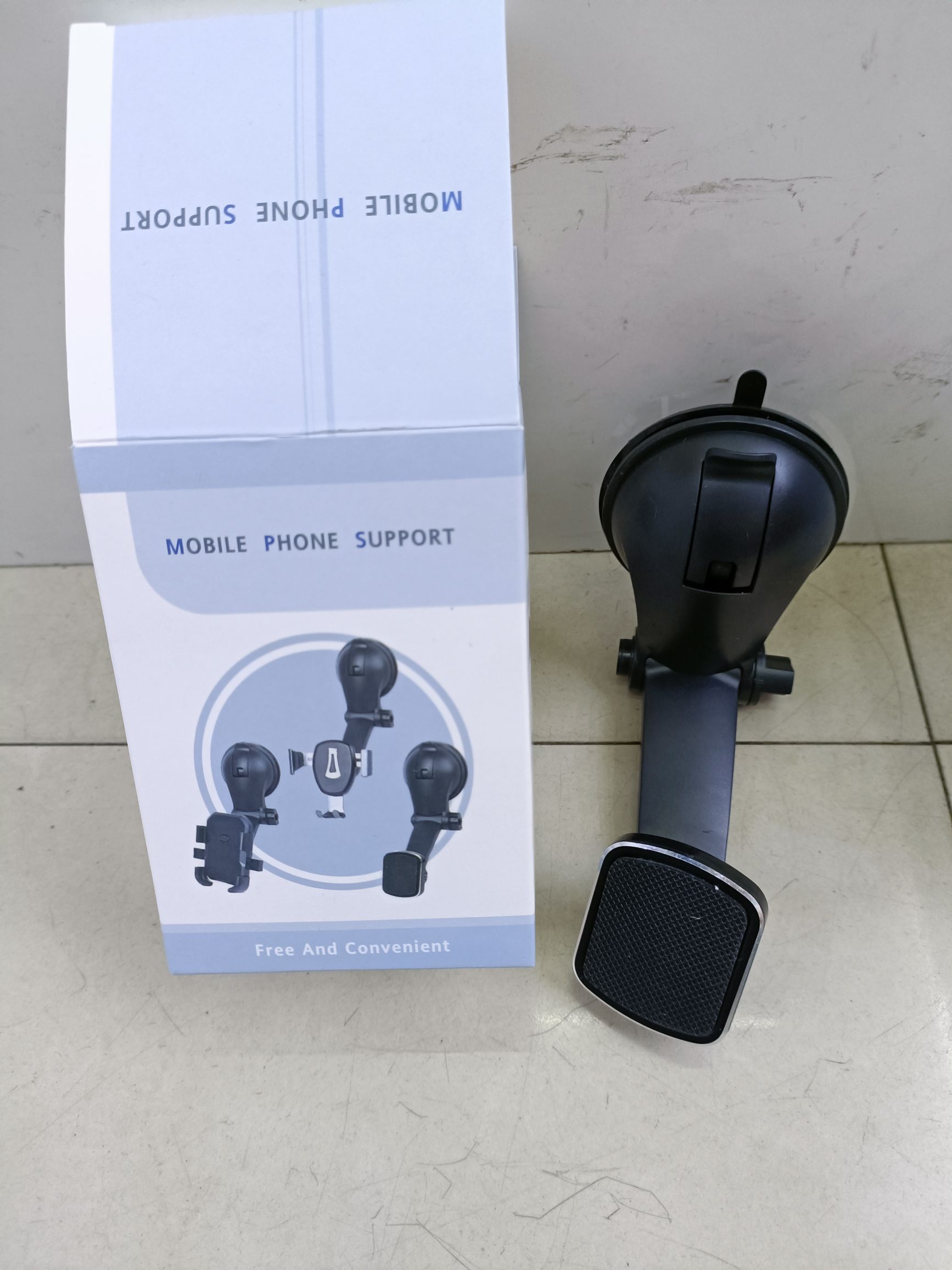 613 Magnetic phone stand Suction cup car phone stand
