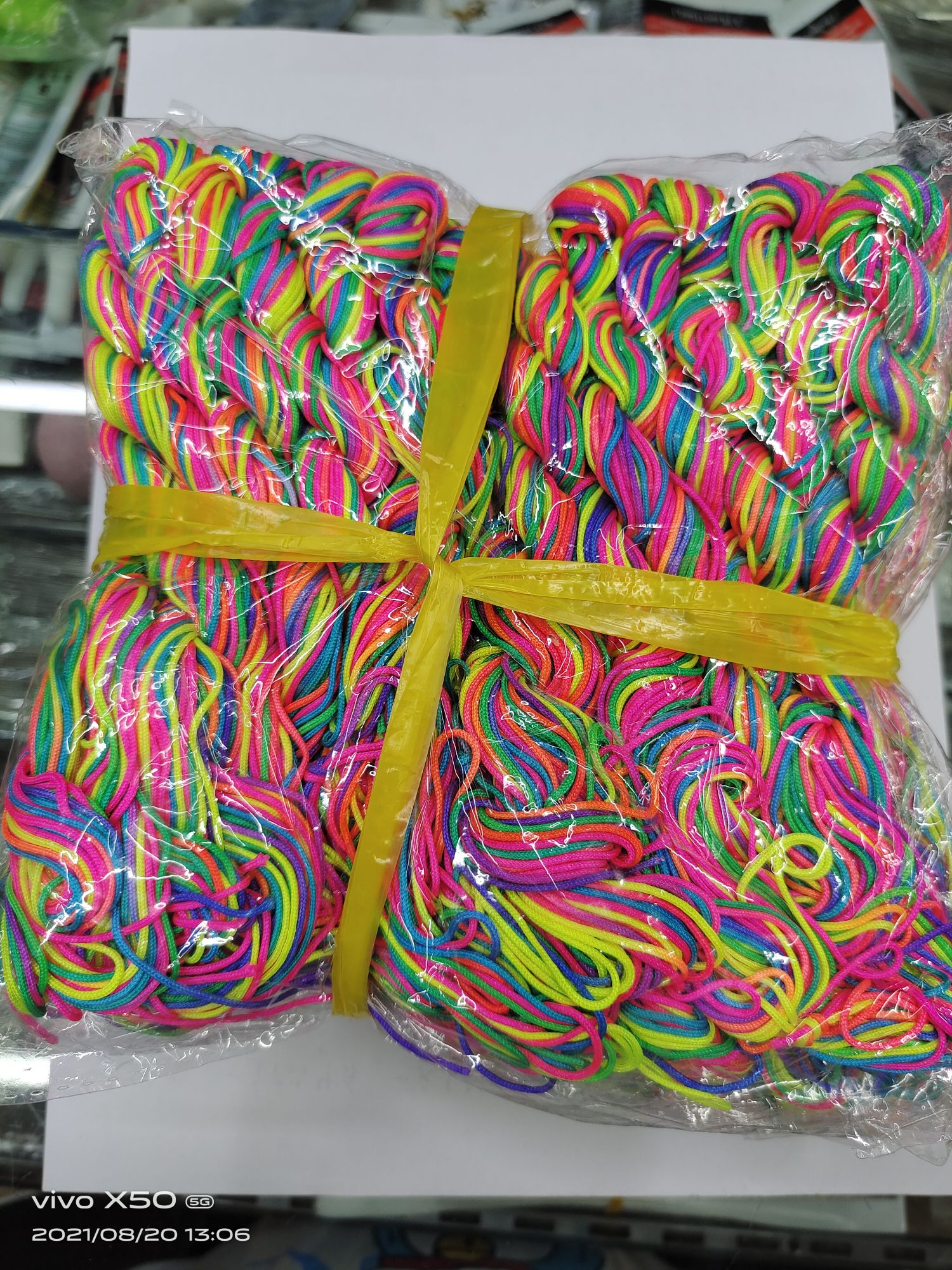 1mm multicolor polyester twist yarn yarn knitting rope jade thread Buddha bead string Chinese knot thread manual DIY
