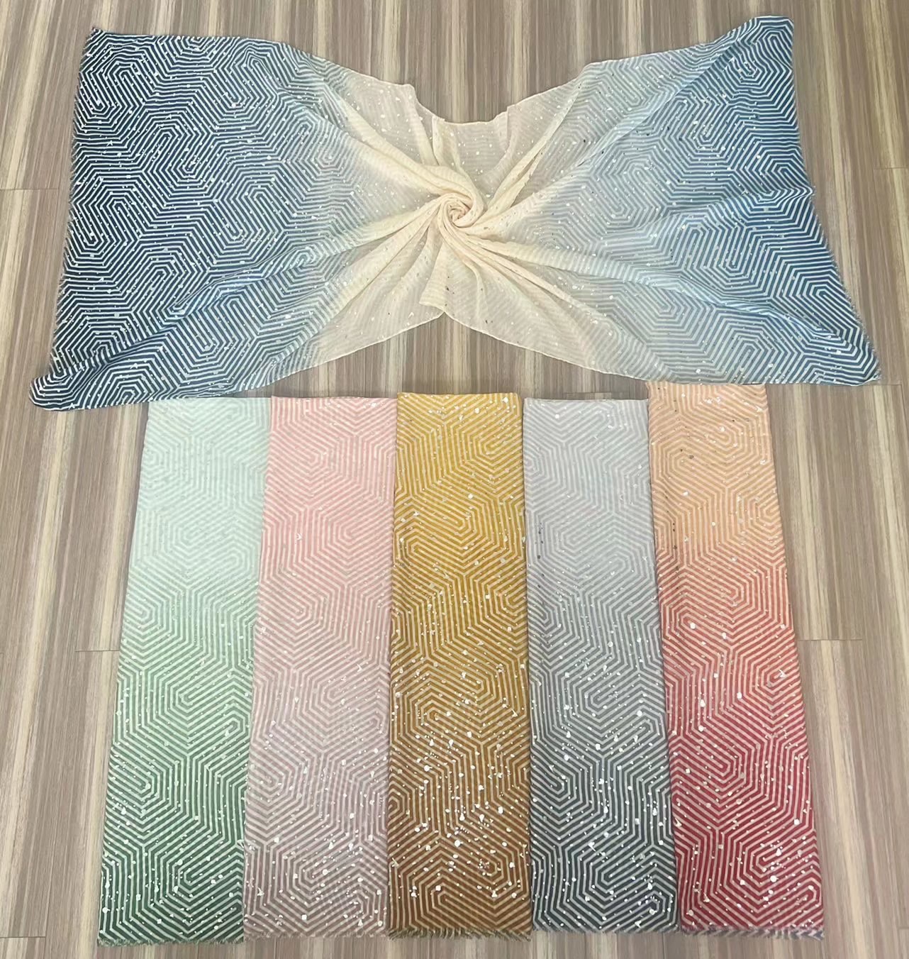 New Scarf Shawl Hot Gold Hot Silver Scarf European Korean Fashion Explosion Scarf Shawl Shawl Headscarf Specification drawing