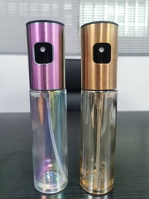 Electroplating spray glass oil spray can kitchen olive oil cooking oil pressurized spray grill oil can