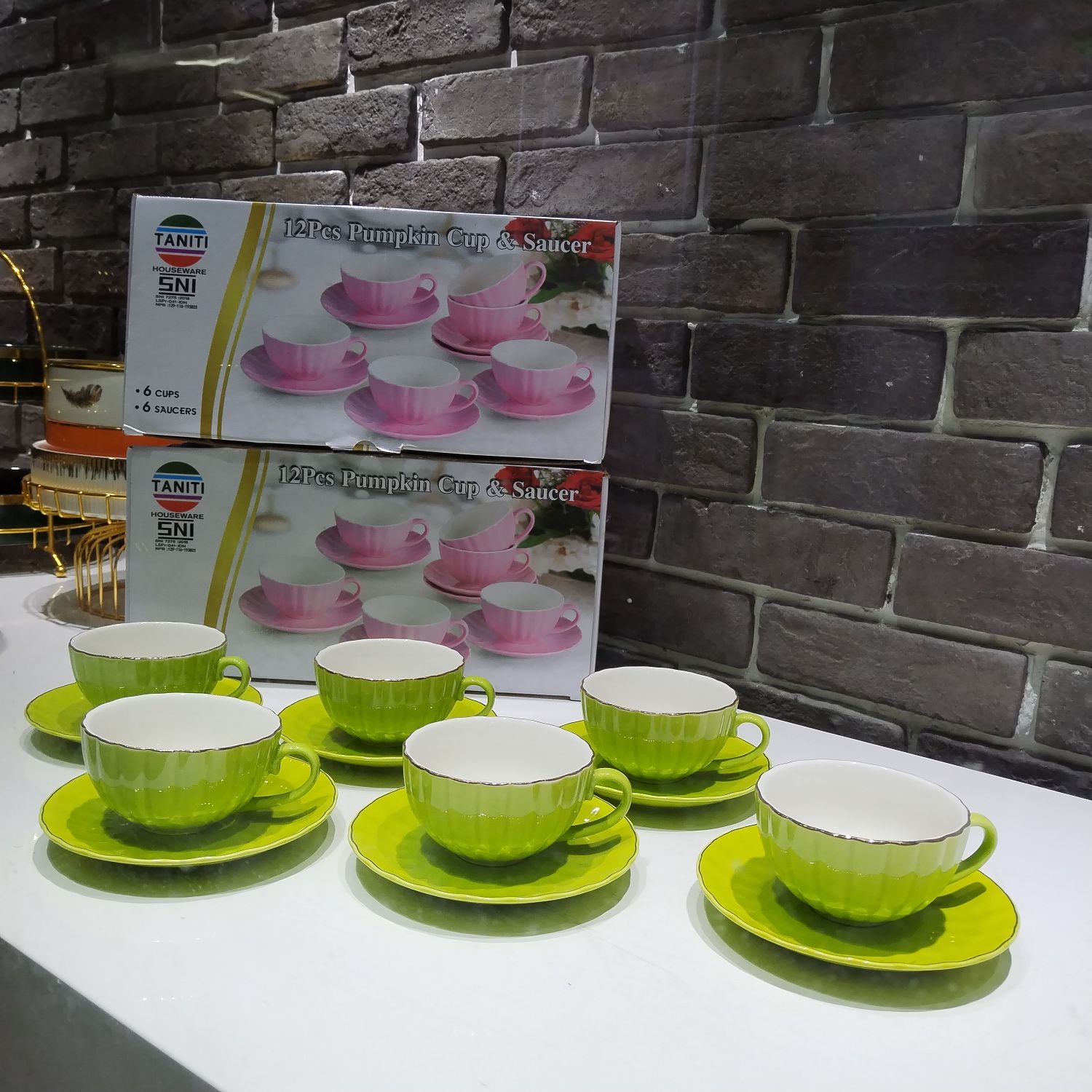 Jingdezhen 6 Cups 6 Saucer Coffee Ceramic Coffee Cup Saucer Colored Glaze Coffee Cup Saucer Foreign Trade Coffee Ware Ceramic Cup Afternoon Tea Cup undefined