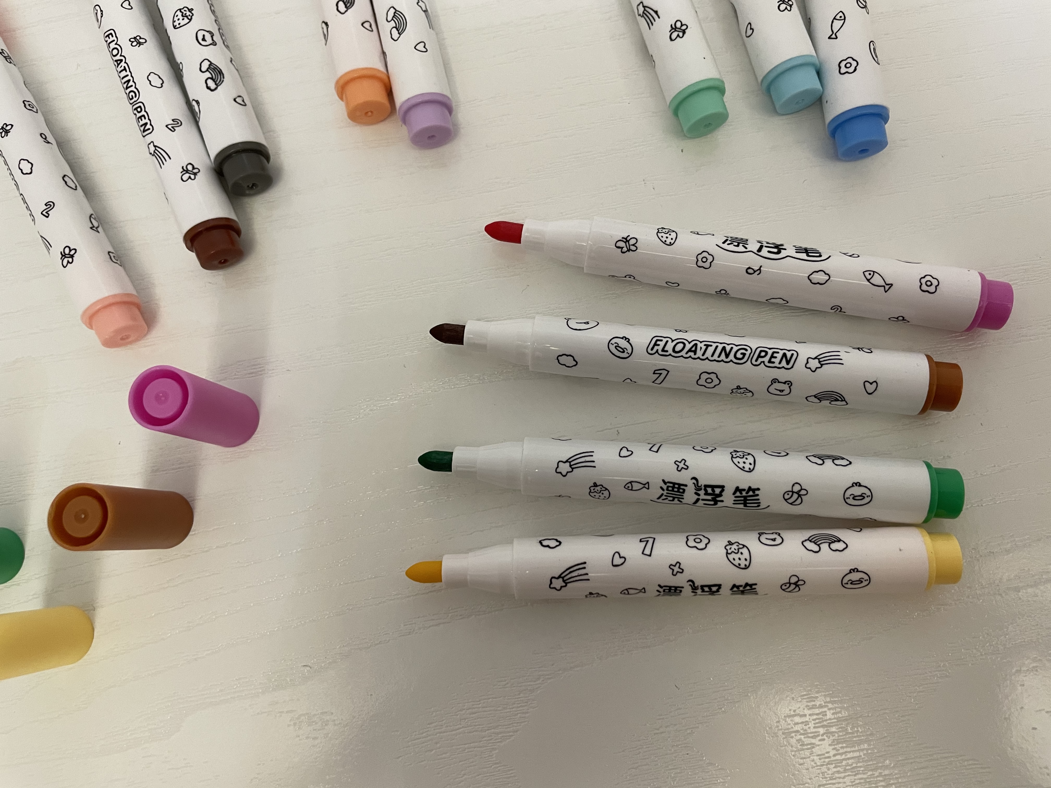 12 Color Box Floating Marker Specification drawing