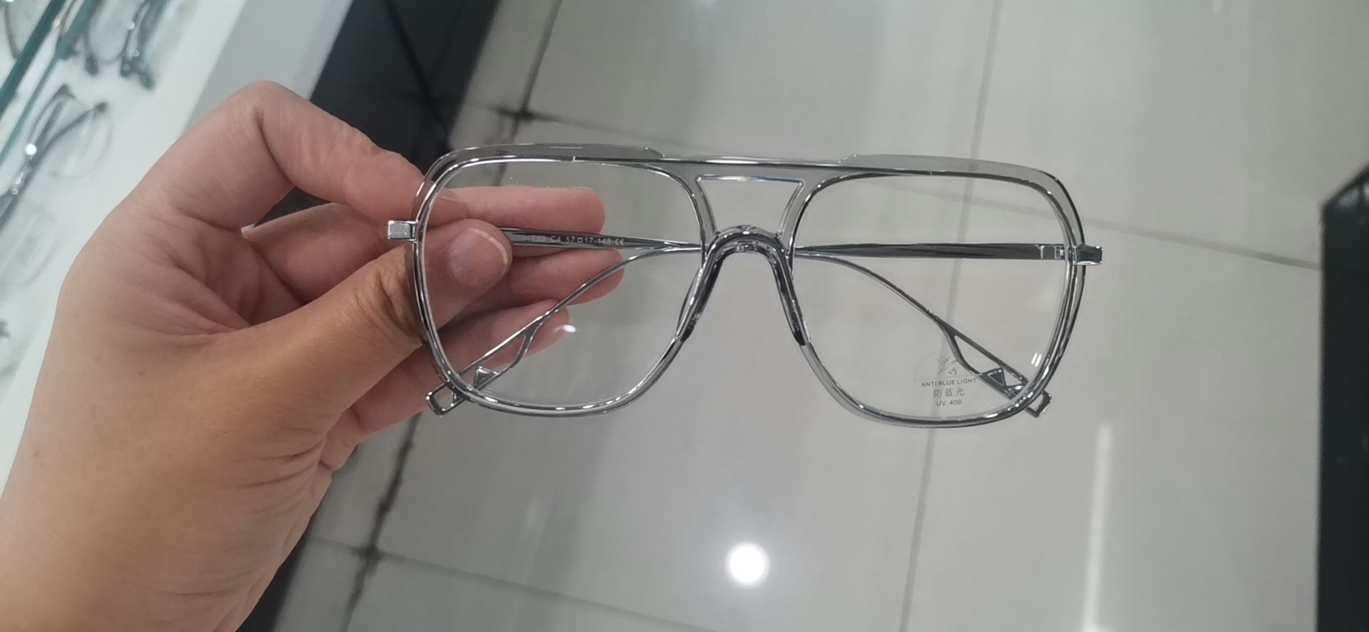 Flat Lens, Near-Vision Frame, Blue Light Blocking Glasses
