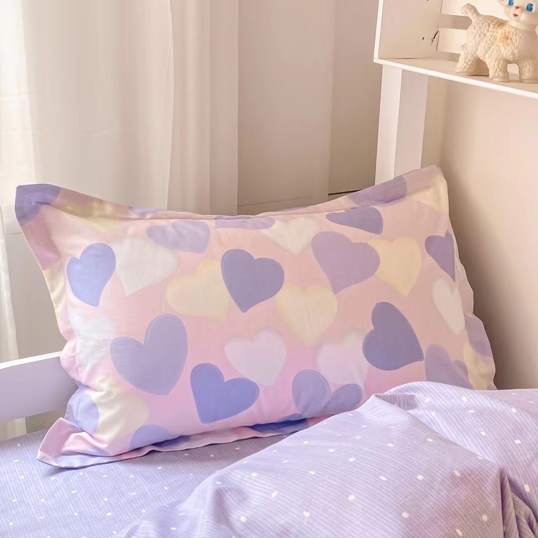 All Cotton Student 3-Piece Bed Sheet Set Pillowcase Dormitory Bed Suitable Item Picture