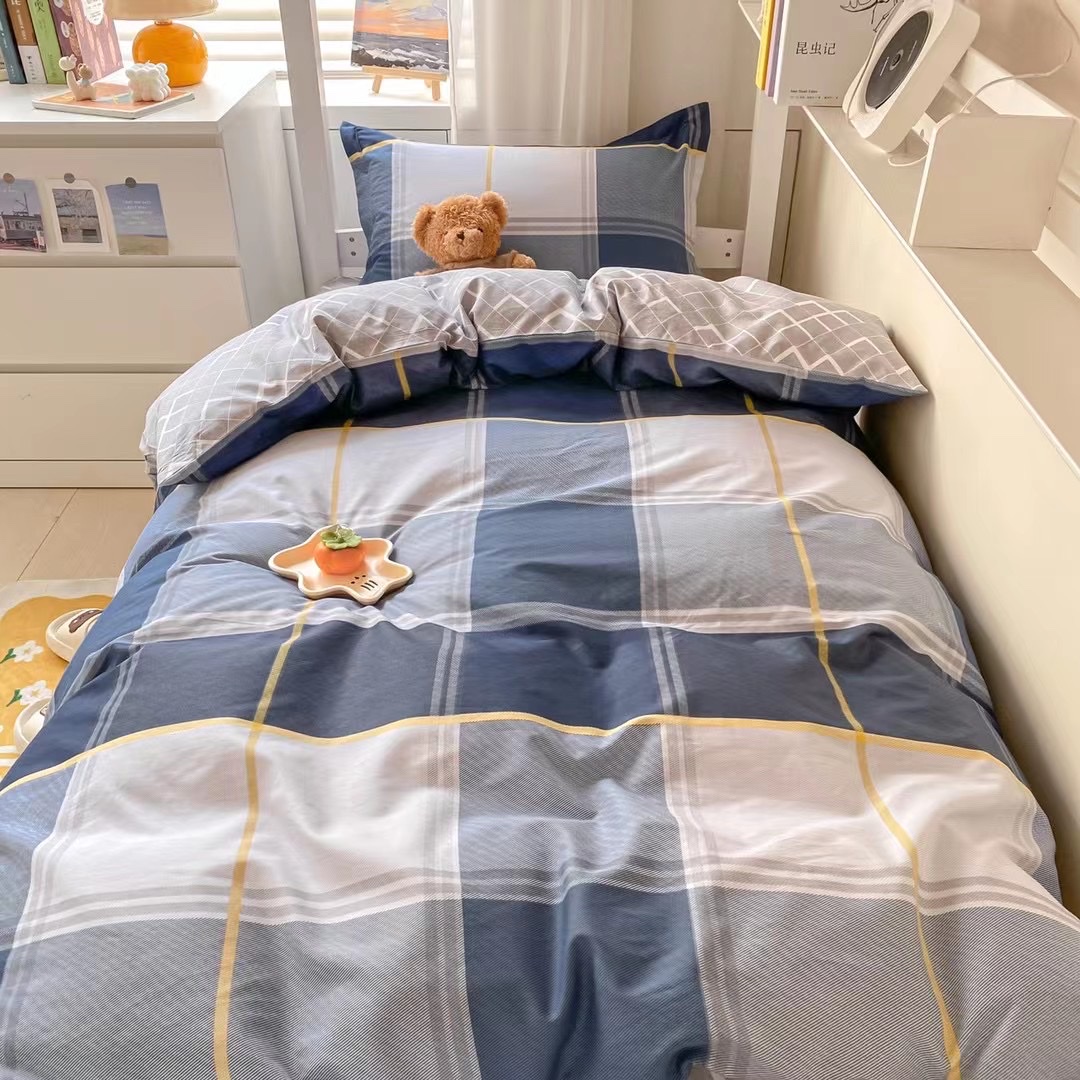 All Cotton Students Three-Piece Dormitory Bed Common Specification drawing