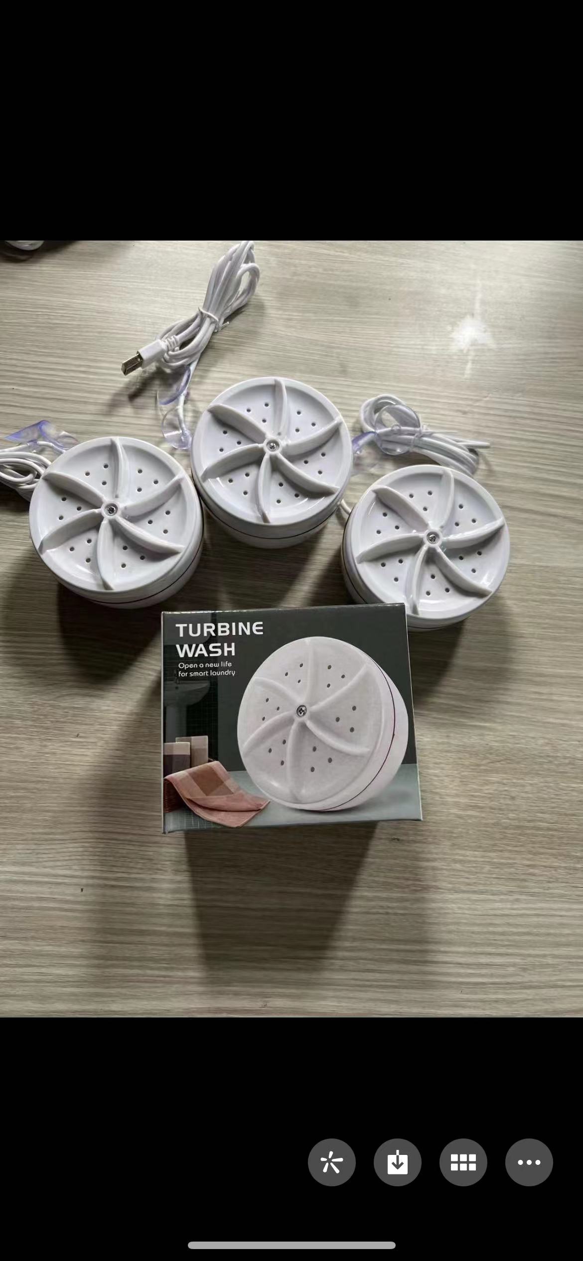 Cross-border ultrasonic turbine washing machine Home washing machine Mini portable washing machine Travel laundry small appliances