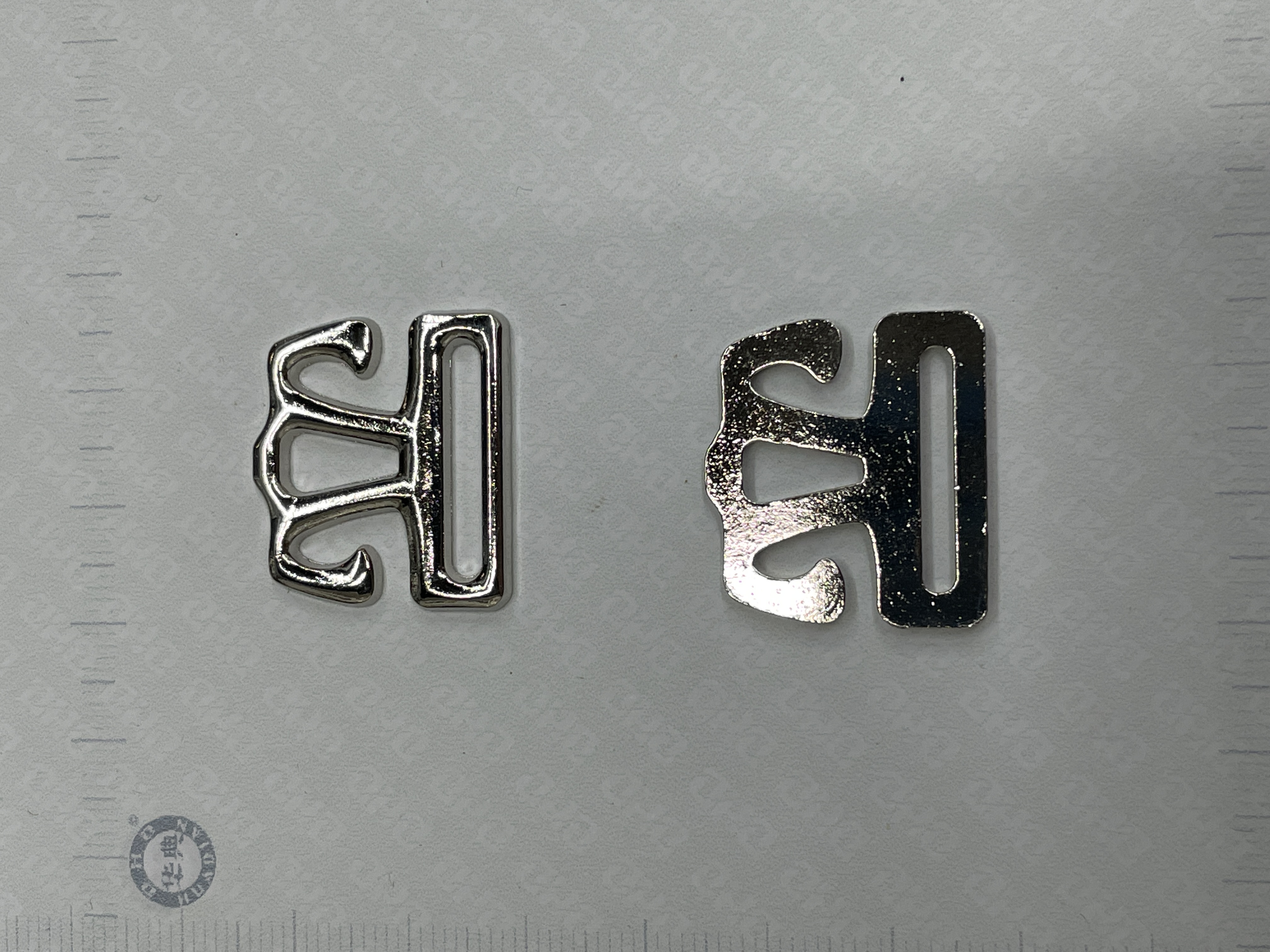 [Chinese accessories] Hardware Metal accessories octagon buckle webber fastener bag accessories