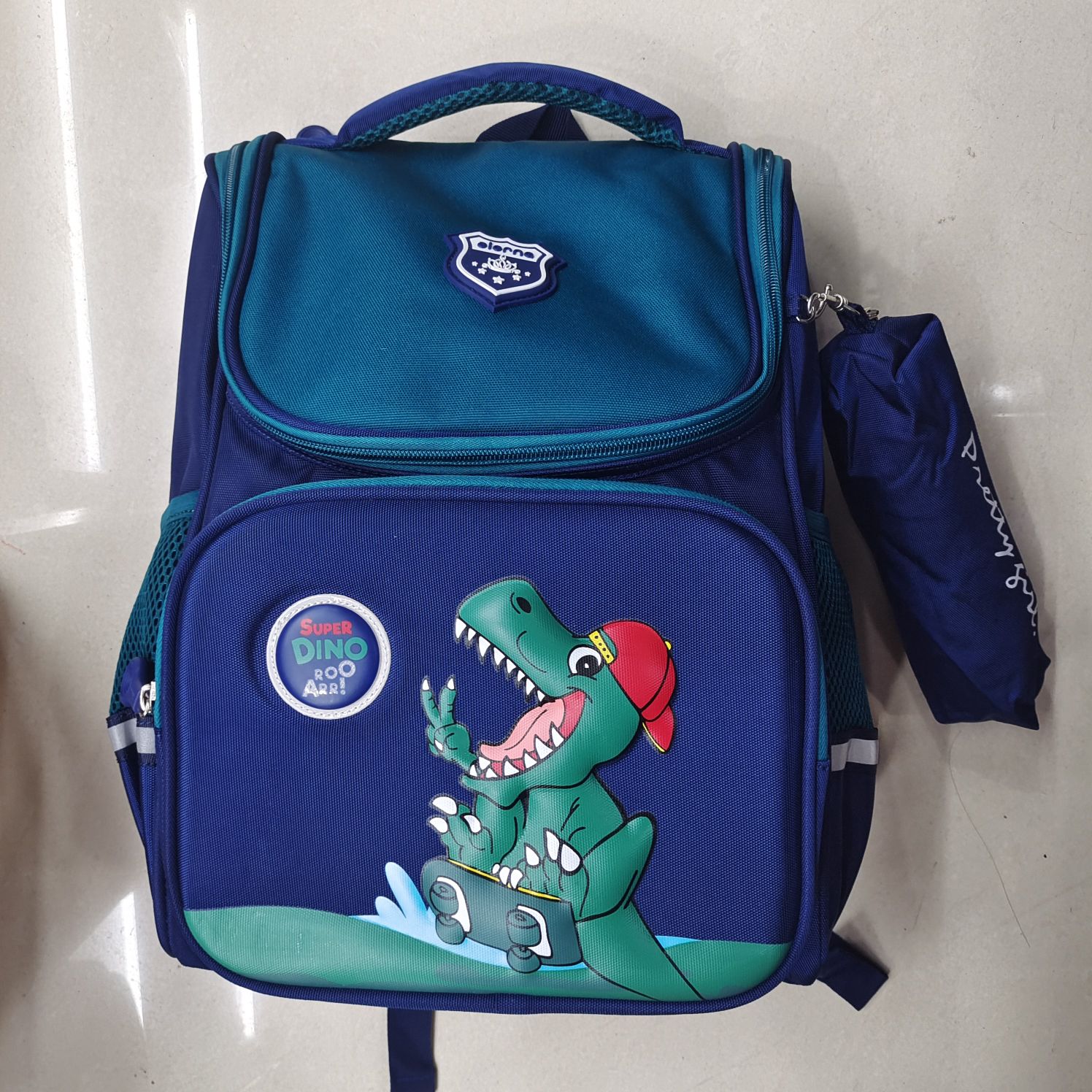 Primary School Students 1-3 School Bag Backpack Cartoon Picture Bag Specification drawing