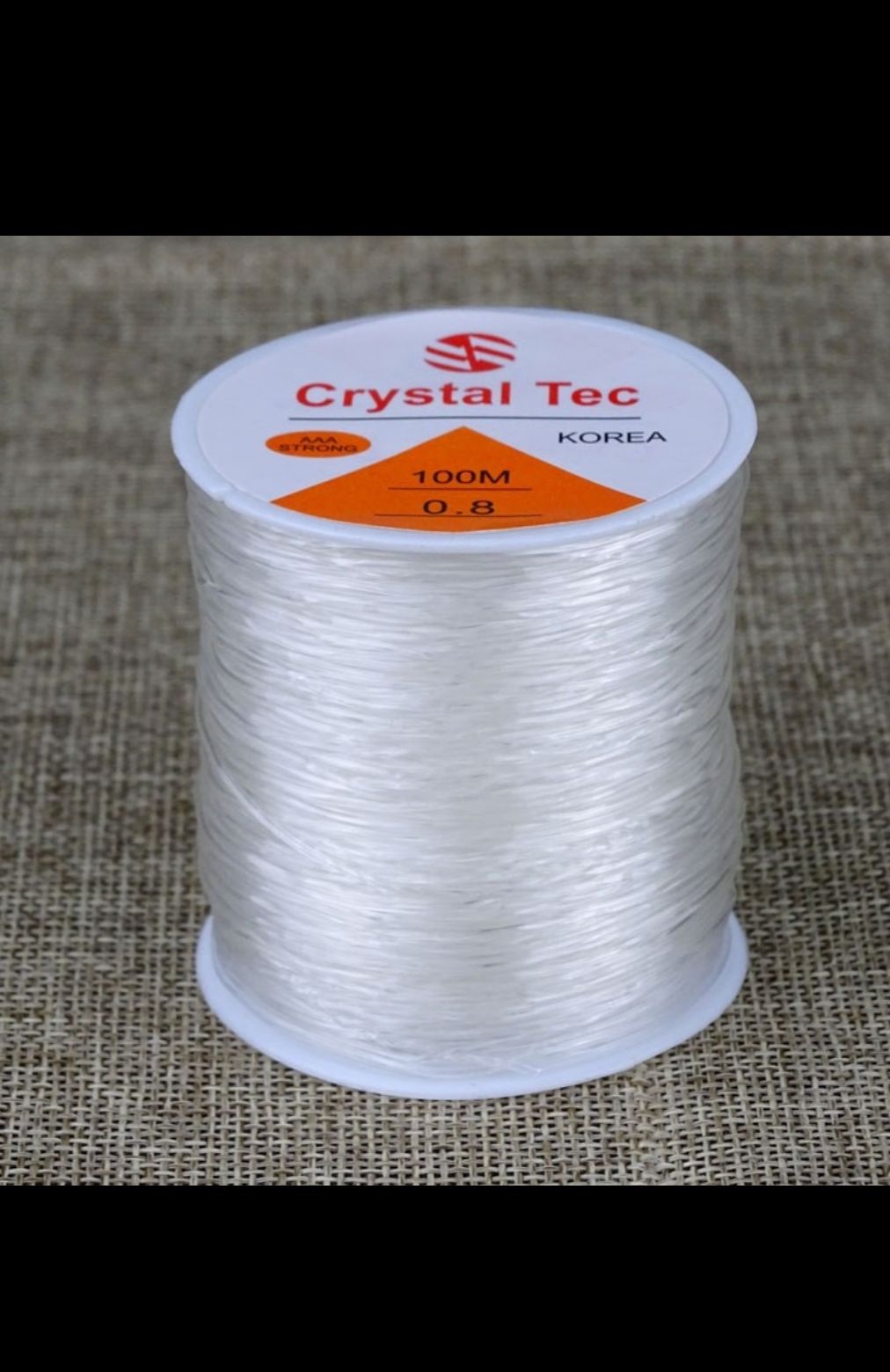 Wear-resistant transparent crystal elastic thread 0.8mm100 yards bead bead bead bead bead bead bead elastic string