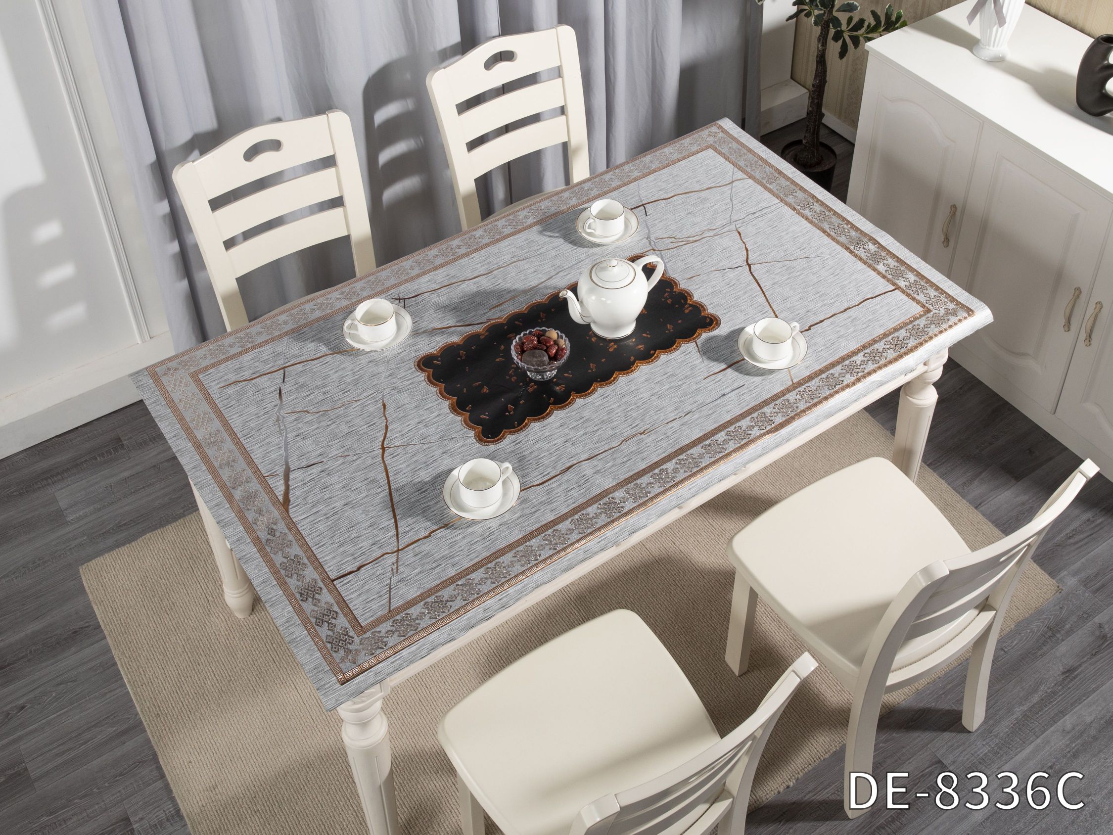 90*145 End Table, Table Cloth Specification drawing