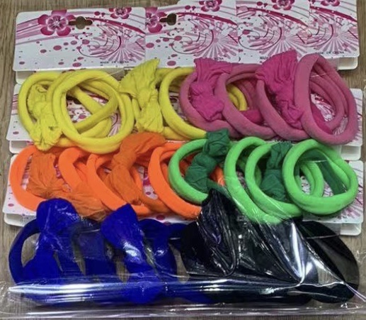 Rainbow rubber band, 12 calories per pack. thumbnail