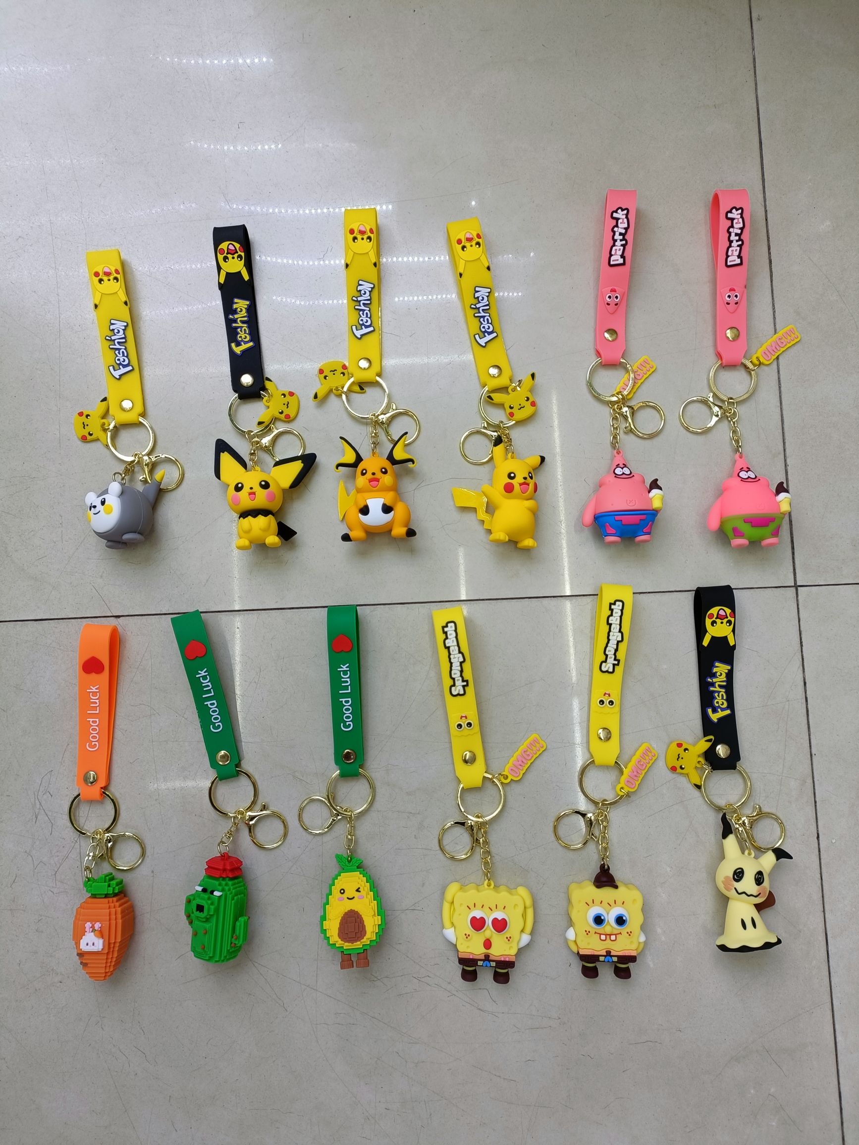 Keychain pendant accessories lanyard full figure