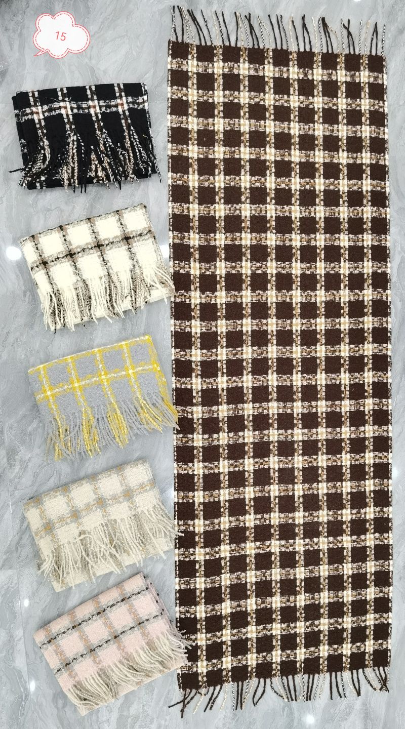 Qun Fang Qin Scarf 2022 Yarn-Dyed New Scarf