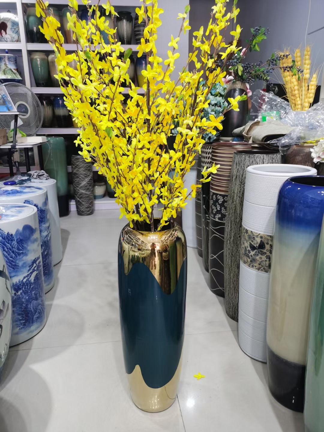 Floor To Floor 60Cm Jingdezhen Ceramic Vase