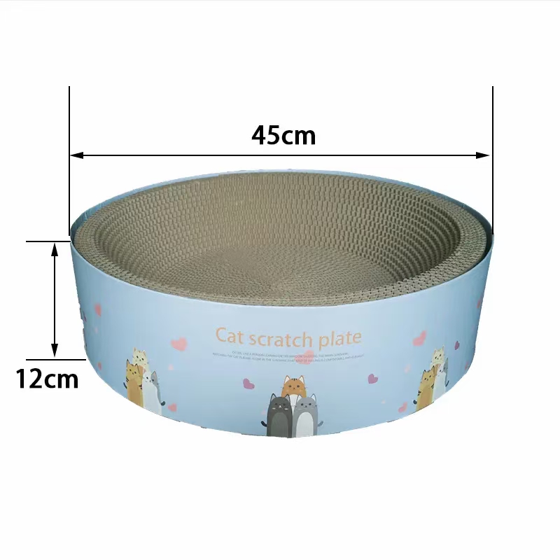 Specializing in the production of various types of corrugated paper cat scratching board Round cat scratching board S-type cat scratching board Square cat scratching board everything