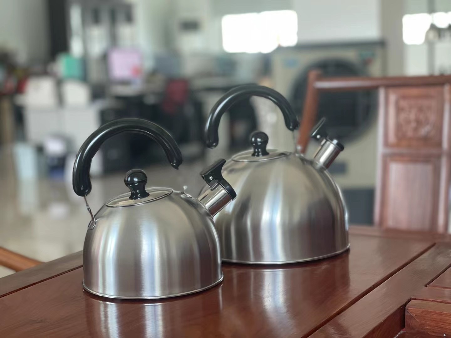 Type A tone flat-bottomed kettle sanding thumbnail
