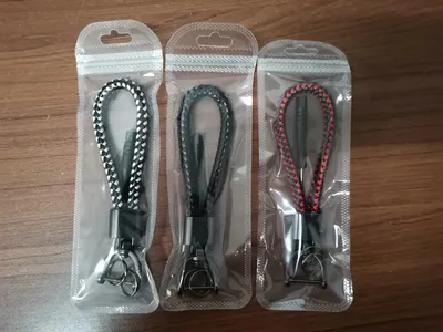 Metal Hand Rope Keychain 5 Colors