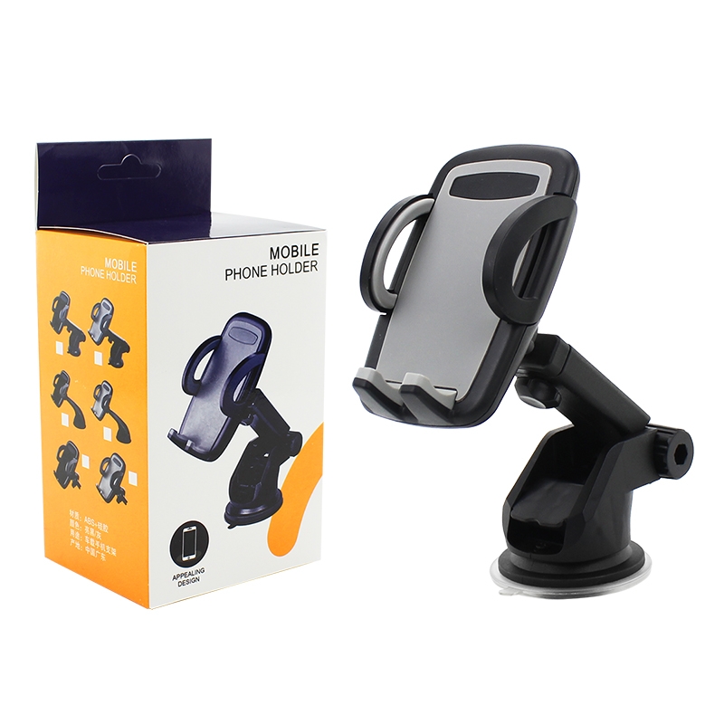 Vehicle telescopic mobile phone holder multi-function mobile phone holder new sucker universal navigation fixed support frame for general vehicle mobile phone frame QW111 thumbnail