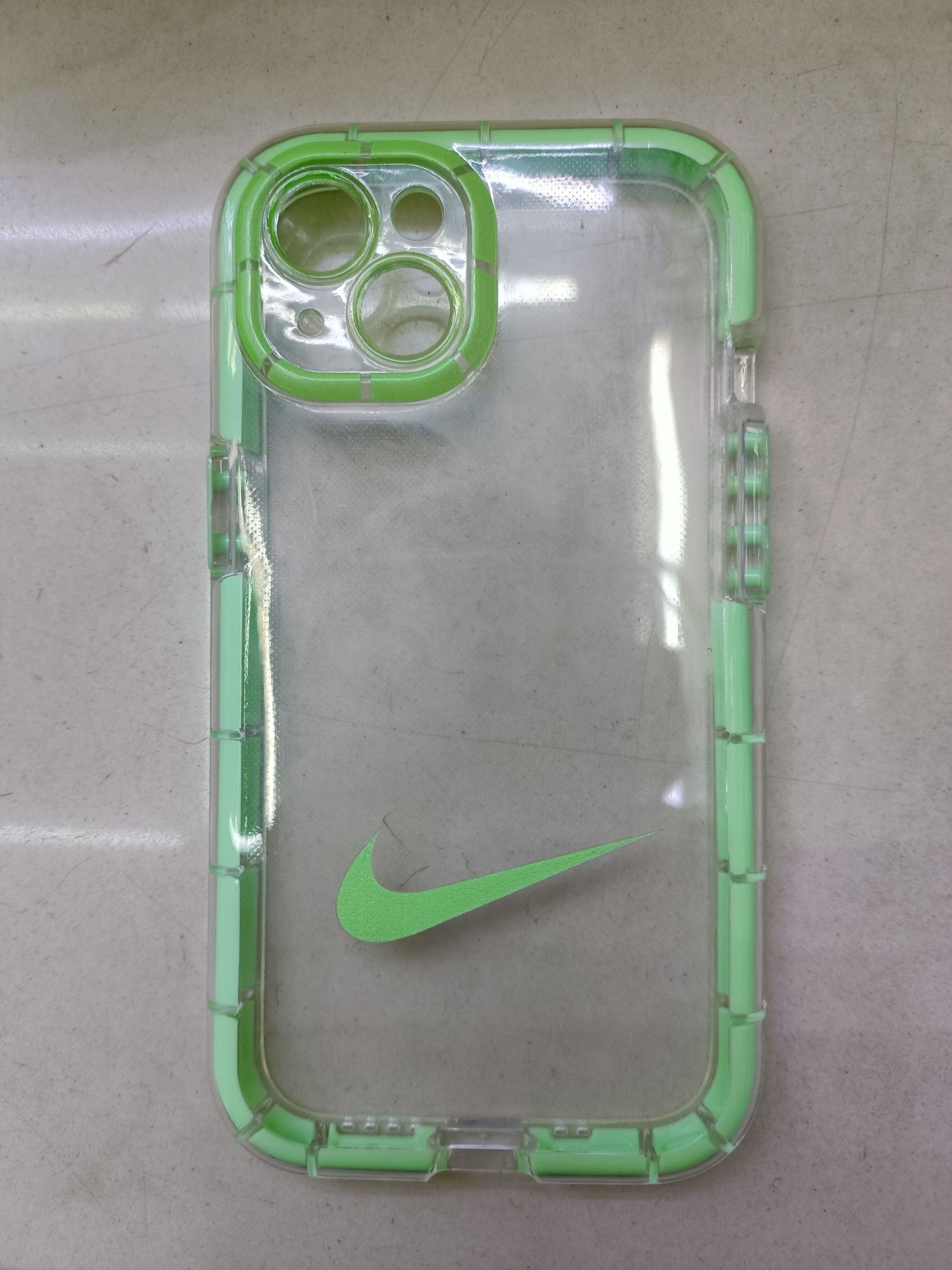 Glow-in-the-dark side strip soft-shell phone case