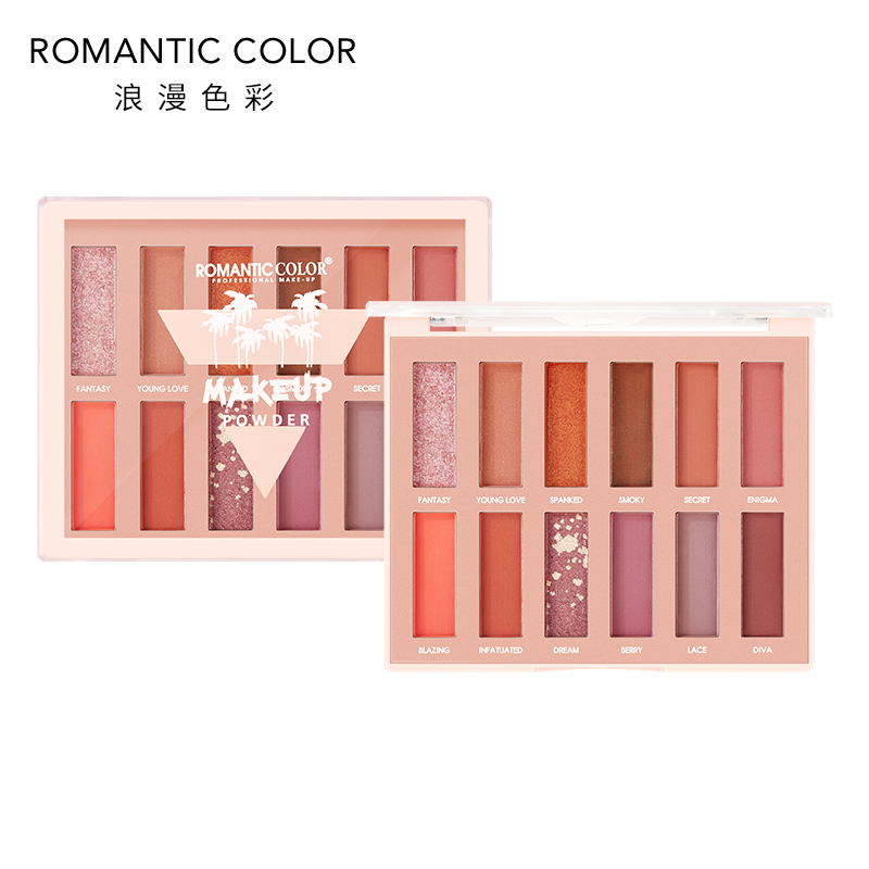 【ROMANTIC COLOR】 Tropical Rainforest Eyeshadow palette details Picture