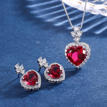 Heart jewelry set