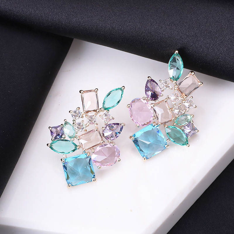 New earrings Korean style flower earrings