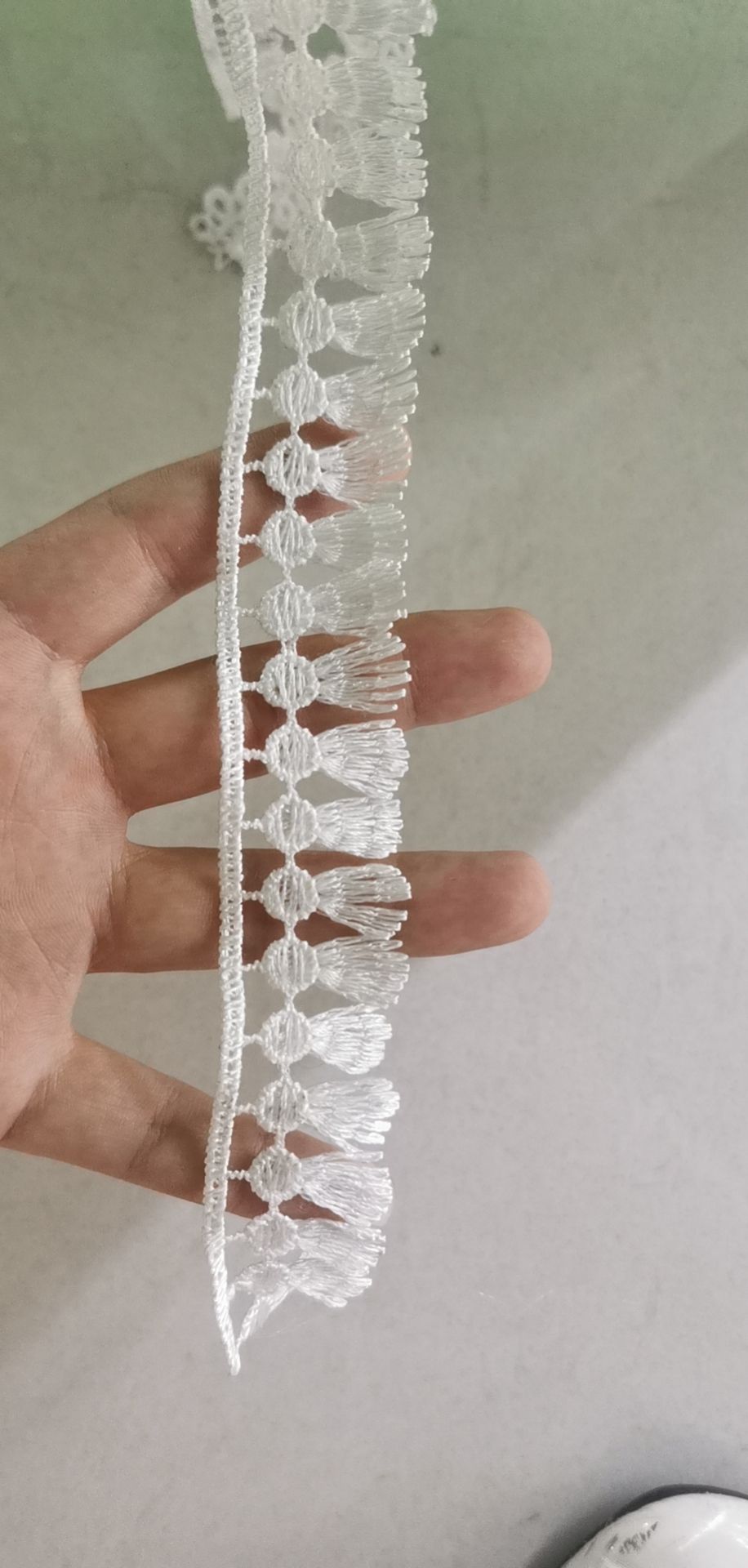 Water soluble lace bar code 20