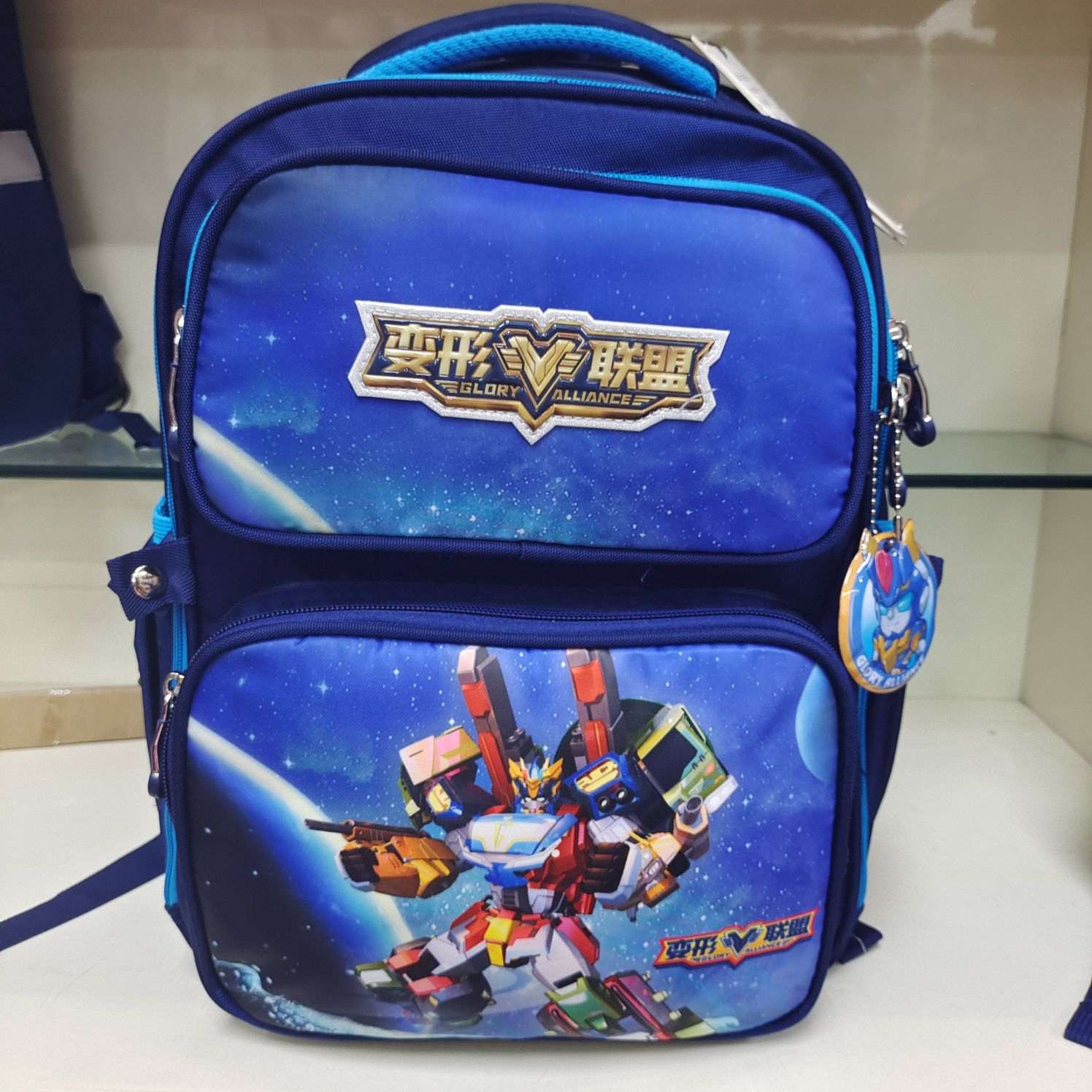 Golden Genius School Bag For Grades 1-3 Transformers Boys Backpack Specification drawing