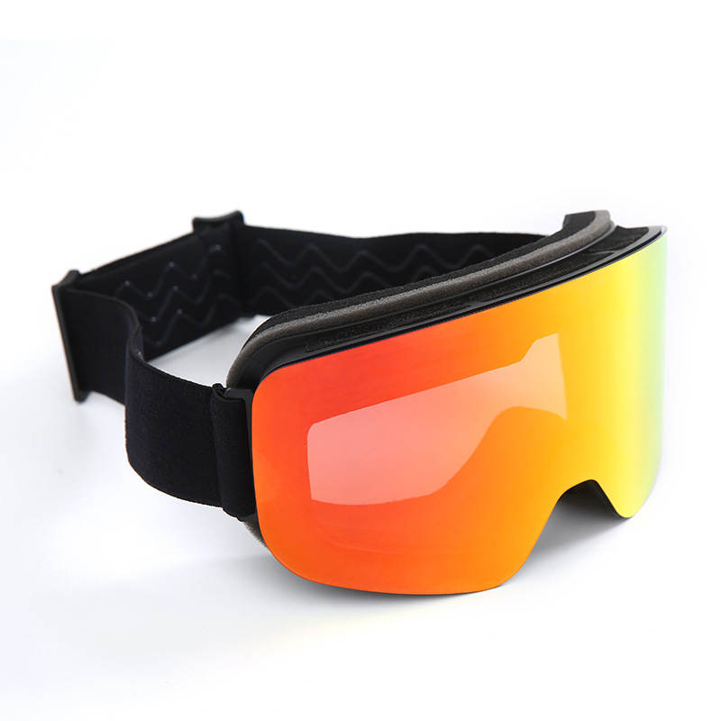 Cylindrical true film ski glasses REVO double layer anti fog goggles snow goggles full figure