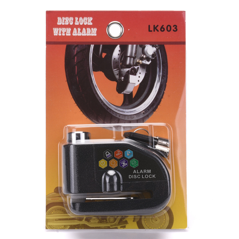 Bicycle lock mountain bike alarm lock anti-theft electric bike motorcycle lock/disc brake alarm lock Item Picture
