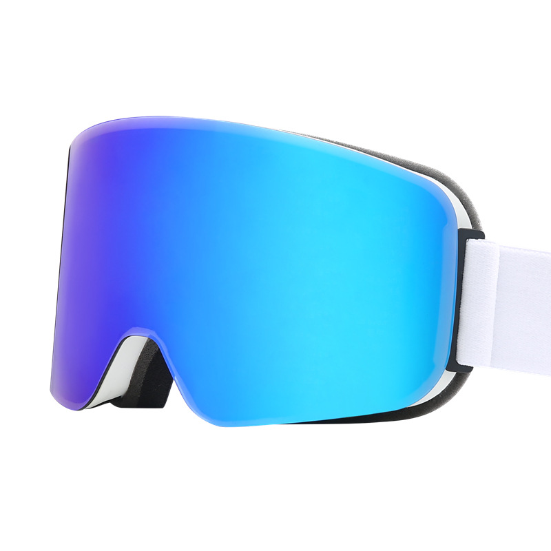 Cylindrical true film ski glasses REVO double layer anti fog goggles snow goggles Specification drawing