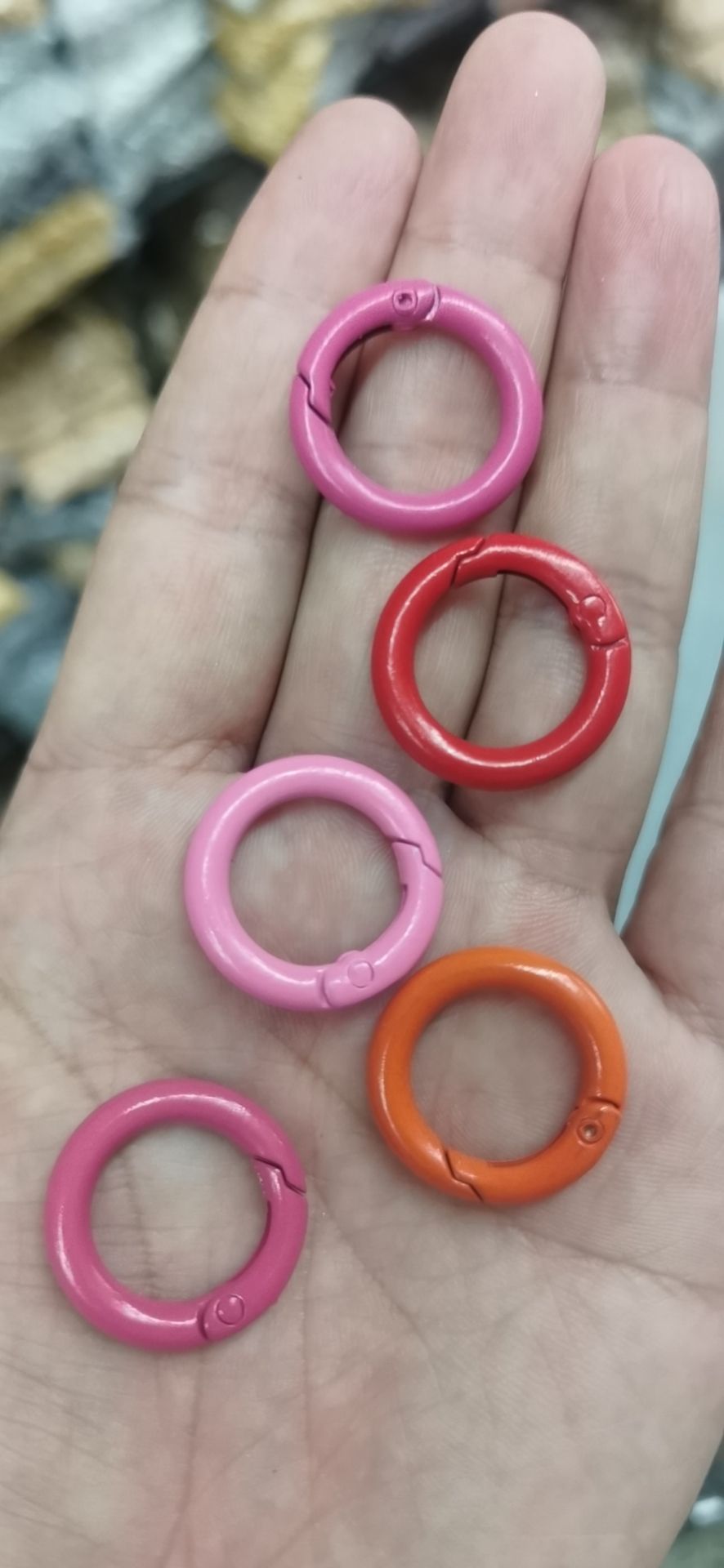 25 Color Spray Paint Spring Buckle Chen Gong Accessories Manufacturers Direct Sales Diy Network Red Explosive details Picture