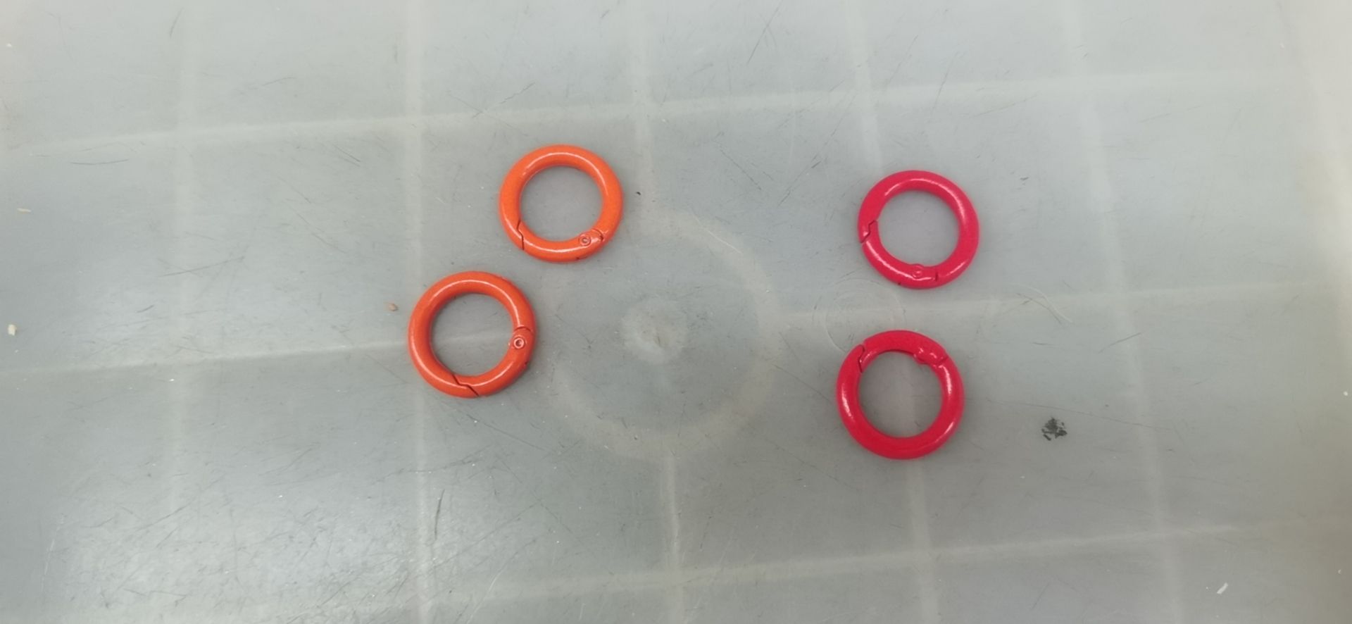 25 Color Spray Paint Spring Buckle Chen Gong Accessories Manufacturers Direct Sales Diy Network Red Explosive