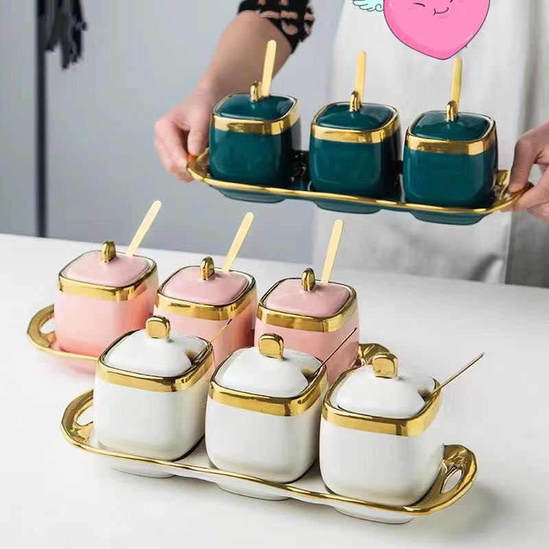 Q037 Seasoning Jar 16 Sets Per Piece