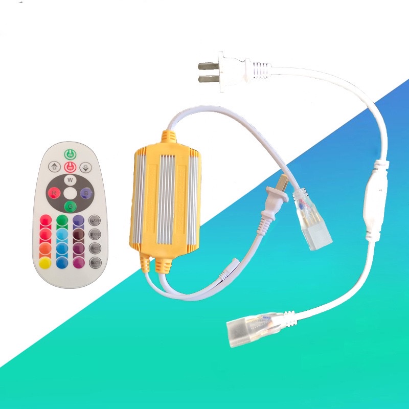 LED light with waterproof plug dimmer plug Bluetooth APP colorful controller without strobe
